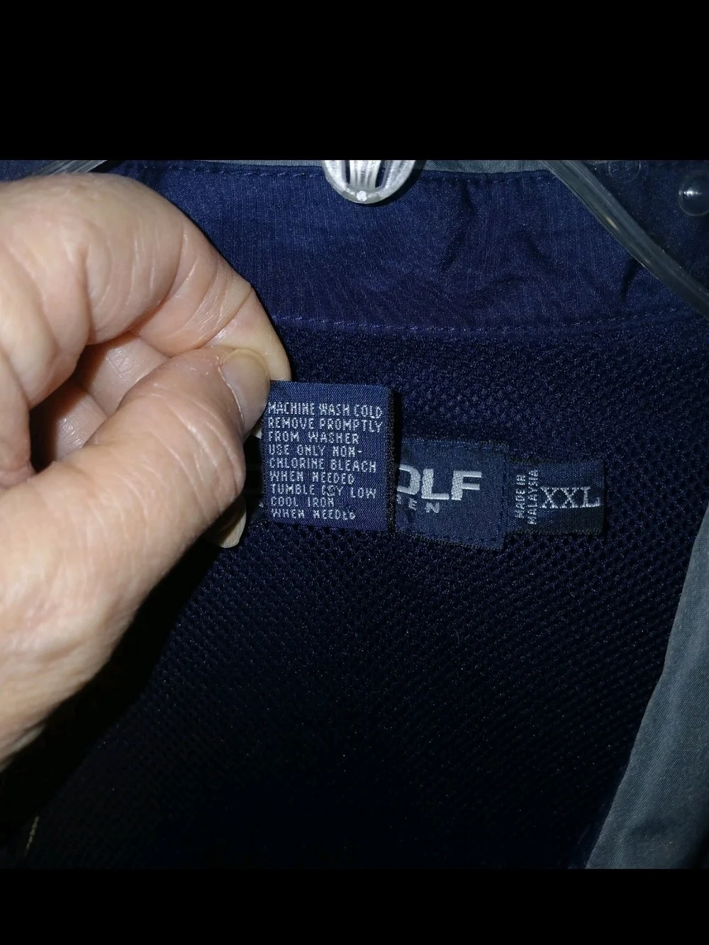 Polo by Ralph Lauren Navy Windbreaker Jacket Sz XXL